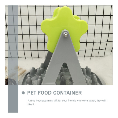 Comedero De Comida Para Mascotas De Diseño Giratorio, Cuenco