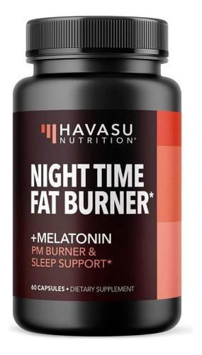 Havasu Night Time Fat Burner Quemador Nocturno 60 Caps Sabor Sin Sabor