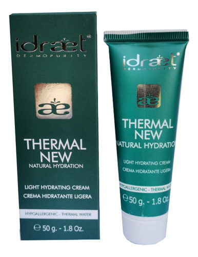 Crema Hidratante Ligera Facial Thermal New Trv 50gr Idraet Momento De Aplicación Día/noche Tipo De Piel Mixta