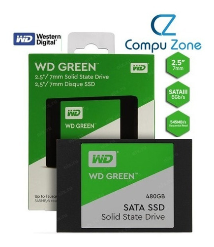 Disco Solido Ssd Westerm Green 480gb 2.5 Sata Pc Laptop New
