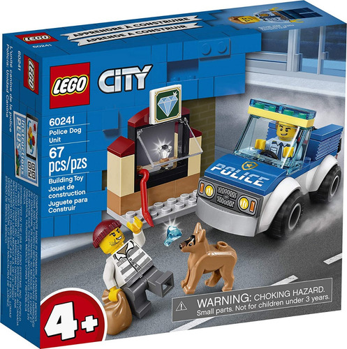 Lego 60241 City Police Dog Unidad Canina 67 Piezas Original