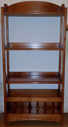 Imagen 2 de 10 de Librero Revistero Estilo Estantería Con 4 Repisas De Raulí