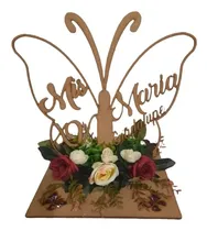 Comprar 20 Centros Mesa Xv Años Mariposa + Cake Topper Gratis