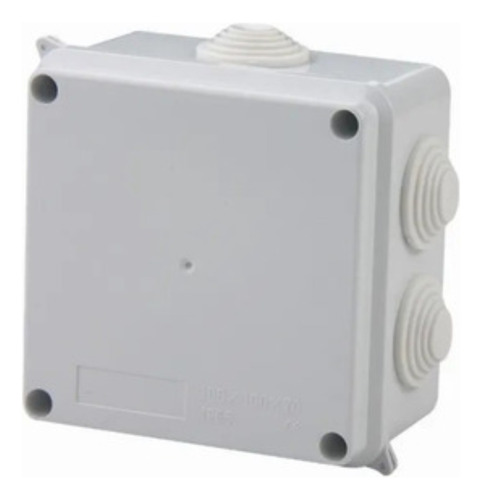 Caja Plástica Nema Ip65 Interperie Paso 100x100x70mm Andeli