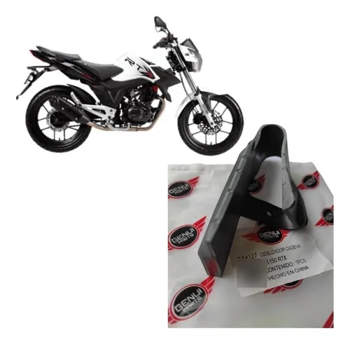 Cadena Reforzada Akt Rtx 150 428h X 132l + Deslizador Cadena