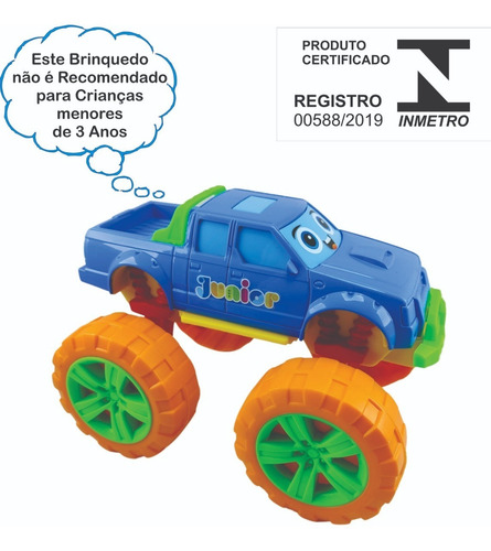 Imagem 2 de 10 de Coleção Brinquedos Carrinhos Pickup Trilha Aventura Infantil