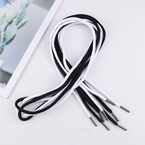 Cordones De Cuerda De Algodón Con Cabezales De Metal De Repu