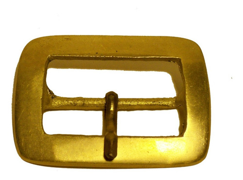 Hebilla Cinturon Bronce Rectangular