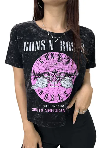 Remera Manga Corta Algodon Batik Estampada Dama