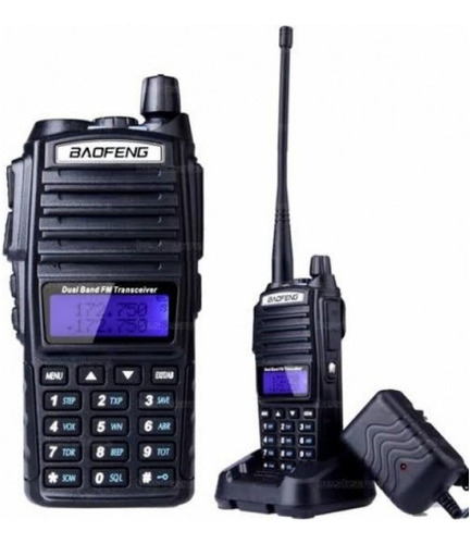 Radio Baofeng Uv-82 Ht Dual Band Bateria 5000mh 8w Fone