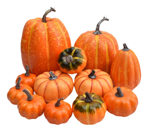 Jjzs 12 Piezas De Calabazas Artificiales De