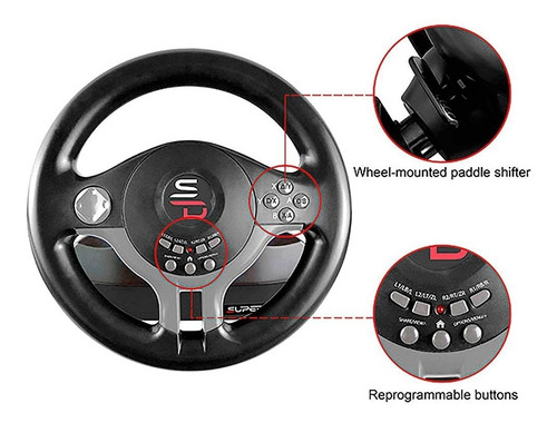 Volante Compatible Con Nintendo Switch - Ps4 - Xbox One - Pc