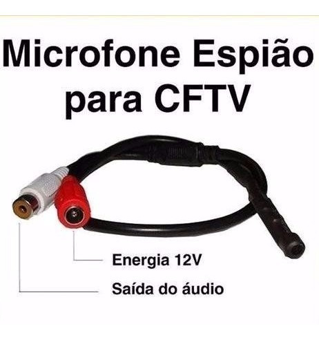 Microfone Para Dvr Espiao Mini Microfone Microfone Escondido