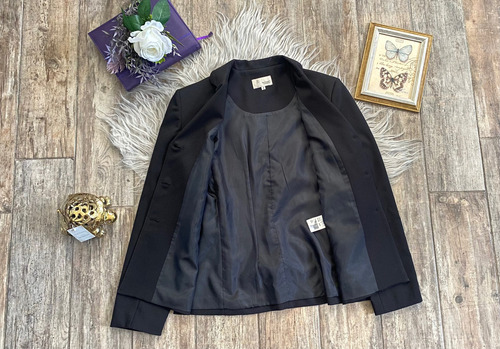 Saco Blazer Casual Negro S (Usado)
