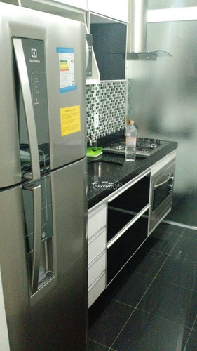 Imagem 17 de 25 de Linda Cobertura De 136 Metros Semi Mobiliada Com 03 Dormitorios E 01 Suíte Com 01 Vaga De Garagem No Parque São Vicente - Mauá - Co0148
