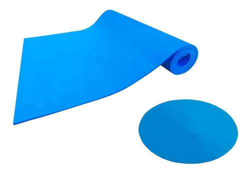 Kit 2 Pzas Mat + Tapete Circular Tiny Yoga Pilates Multiusos