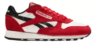 Tenis Reebok Classic Leather Red Hombre Moda Casual