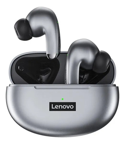 Audífonos Bluetooth Lenovo Lp5 Gris Y Blanco Ok.