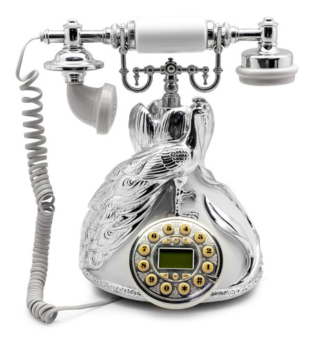 Aparelho Telefone De Mesa Retrô Decorativo Vintage 235ab