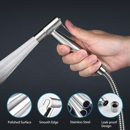 Llave Ducha Intima Para Inodoro Wc Estetica Cromado