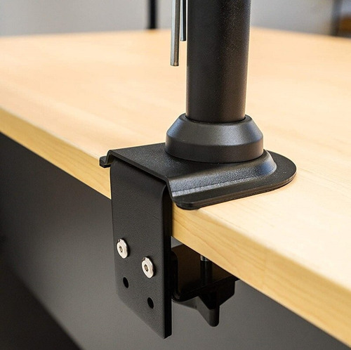 Soporte De Escritorio Con Brazos Flexibles Para Notebook Color Negro
