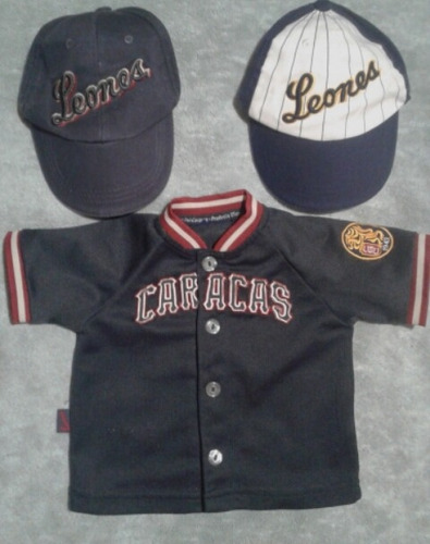 Imagen 1 de 1 de Camiseta 9 Meses Y Gorras Xxs De Leones Del Caracas