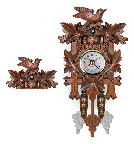 Bonito Reloj De Pared Con Forma De Pájaro Cuco