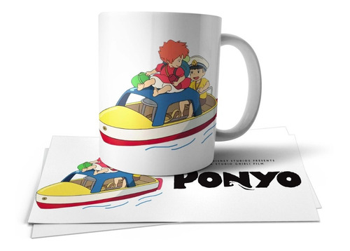 Ponyo Sosuke En Barco Taza Tu Propio Estilo