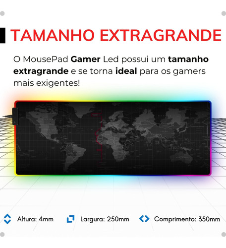 Kit Teclado E Mouse Para Jogos Com Mousepad E Mobilador