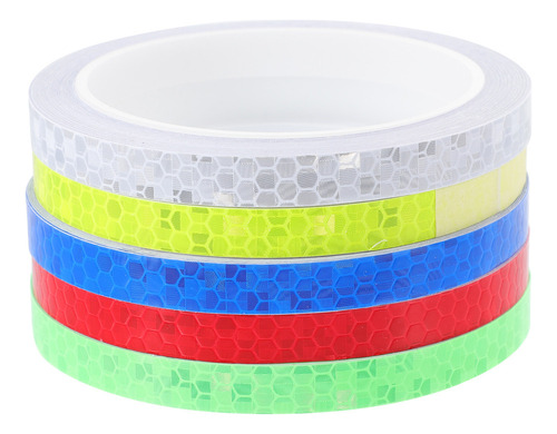 Pegatinas Reflectantes Para Bicicletas, 5 Rollos