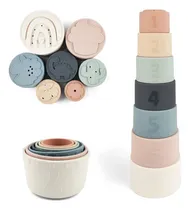 Comprar Cubos Apilables De Silicona Juego Encastre Amorino