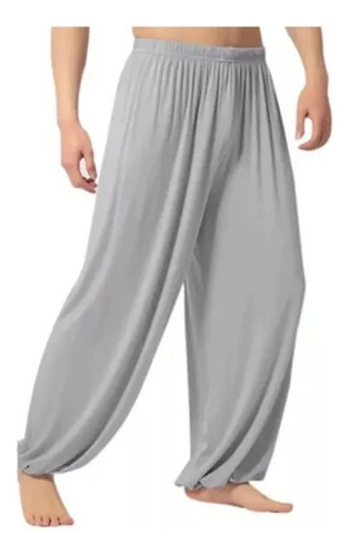 Hombre Casual Color Sólido Holgado Yoga Harem Pantalones Pan