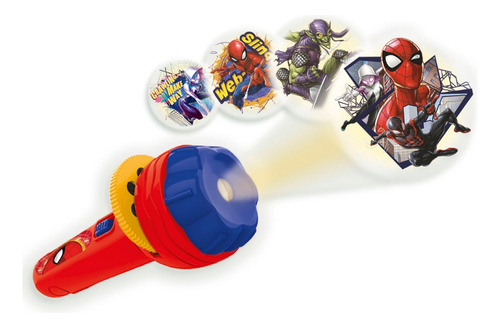 Spiderman Micro Proyector Con Linterna 24 Imagenes Ditoys