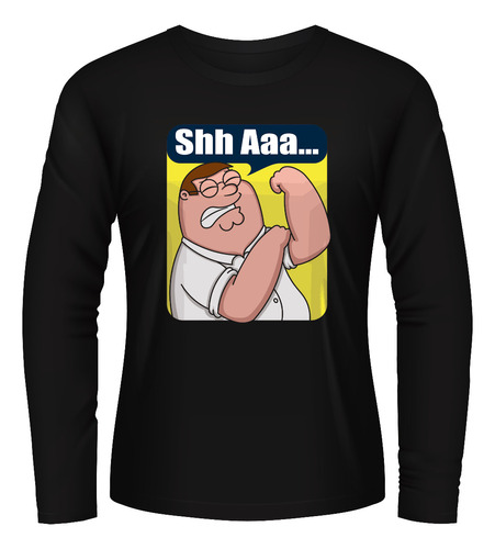 Playera Family Guy Peter Griffin Manga Larga