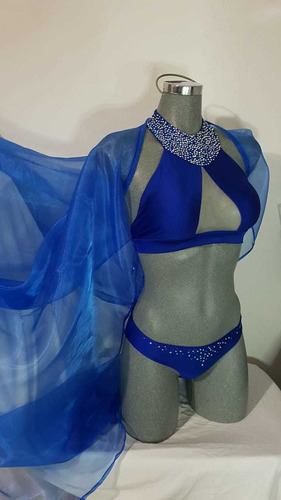 Bikini Glamour Para Certámenes De Belleza Pedrería Swarovski