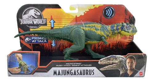 Majungasaurus Primal Attack Sound Strike Jurassix World (Usado)