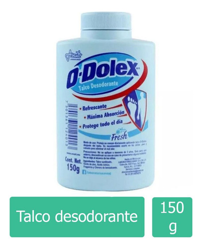 O-dolex Fresh Talco Desodorante 150 G Avant