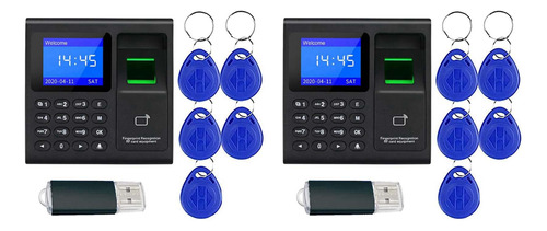 Reloj Con Huella Digital Y Contraseña 2x Attendance Machine