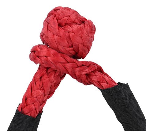 Grillete De Cuerda De Fibra De Densidad Para Vehículos Rojo