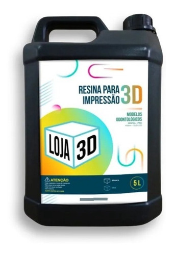 Imagem 5 de 5 de Resina Pro - Dental - Azul - Loja 3d - Dlp/lcd - 5kg
