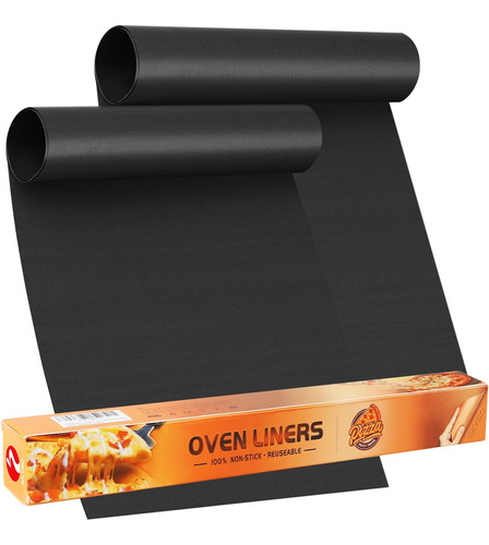 Large Oven Liners For Bottom Of Electric Gas Oven, Reusable 