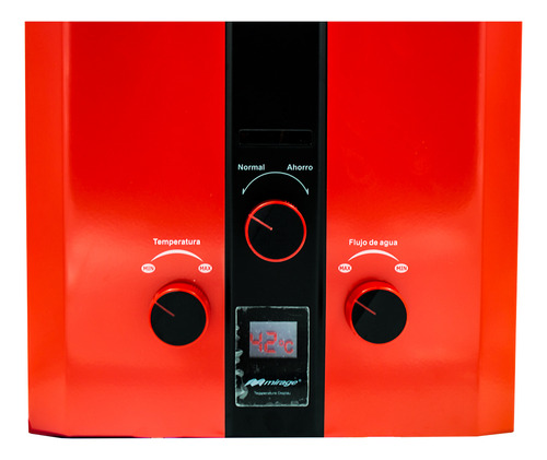 Calentador De Agua A Gas Lp Mirage Flux 10l Mbf10bb Rojo