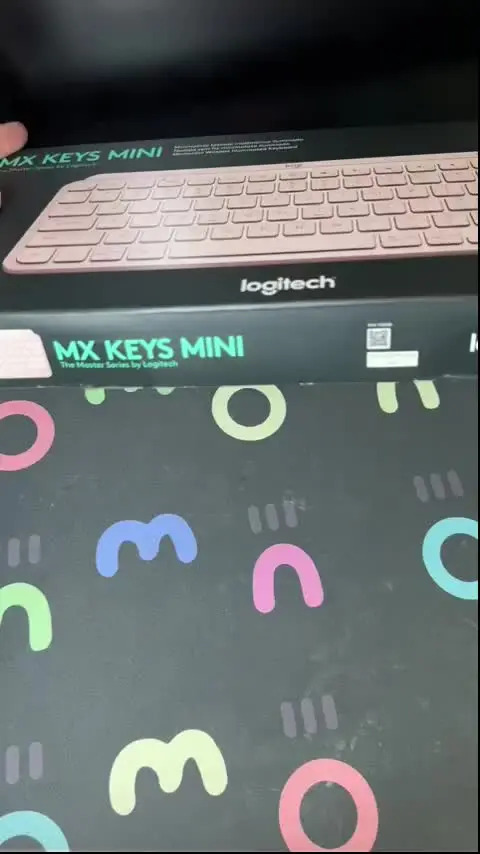 Teclado Logitech Mx Keys Mini Usb Rosa 920-010507 Idioma Inglês UK