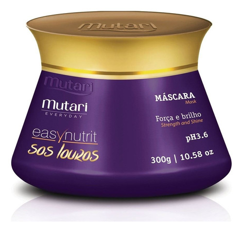 Máscara Sos Louros - 300g Mutari