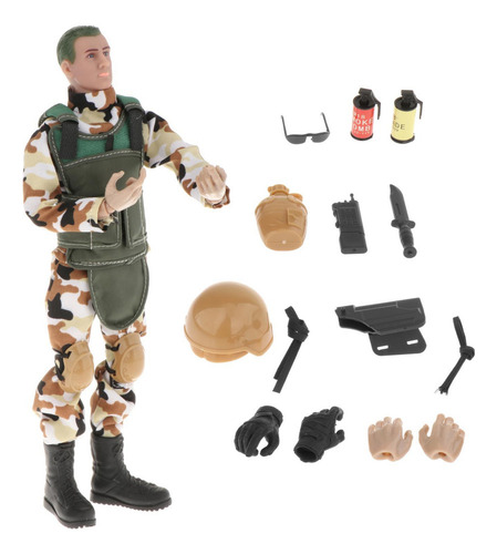Coleção De Bonecos De Ação Em Escala 1:6 Toys Green A