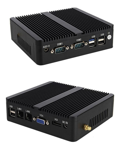 Mini Computadora Con Vga, Mxobo-009, Intel J1900, 1xddr3 8gb Color Negro