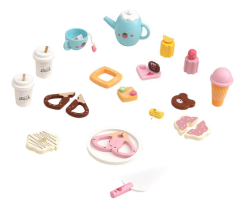Juego De Fiestas De Té Para Niños Playset De Cocina