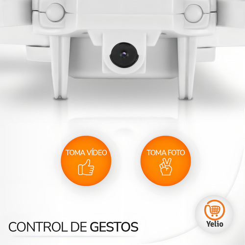 Mini Dron Snaptain A10 Plegable Con Camara Hd 720p Fpv Wifi Color Gris