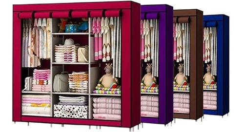 Organizador Ropero Armablede Tela Closet Colores Variado