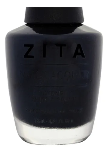 Zita Esmalte Nail Gel Effect N45 Come Black Baby 15ml